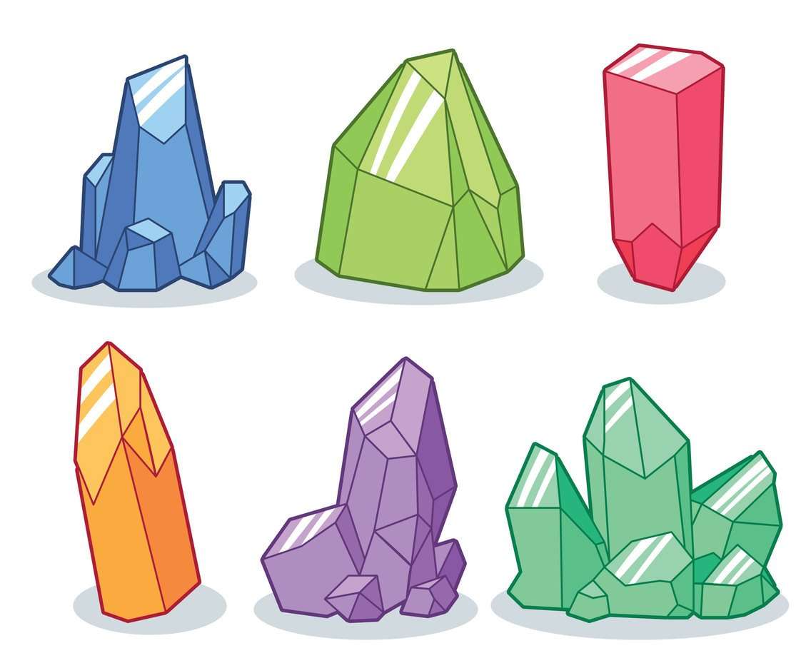 Minerals puzzle online from photo