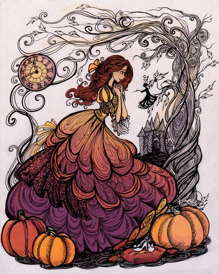 Pumpkin Princess puzzle online from photo