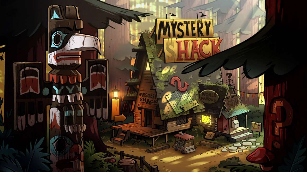 Mystery shack puzzle online from photo