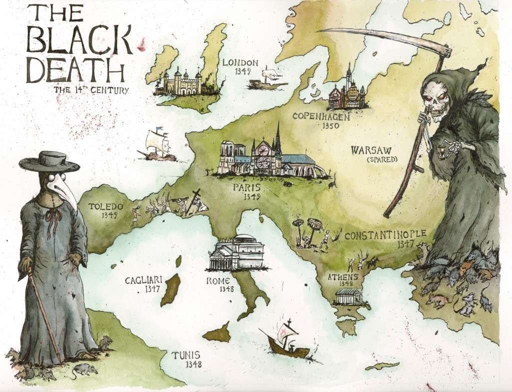muerte negra puzzle online a partir de foto