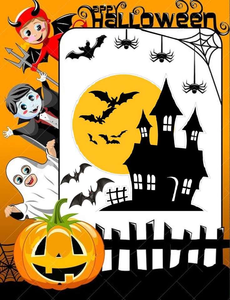 Halloween puzzle en ligne à partir d'une photo