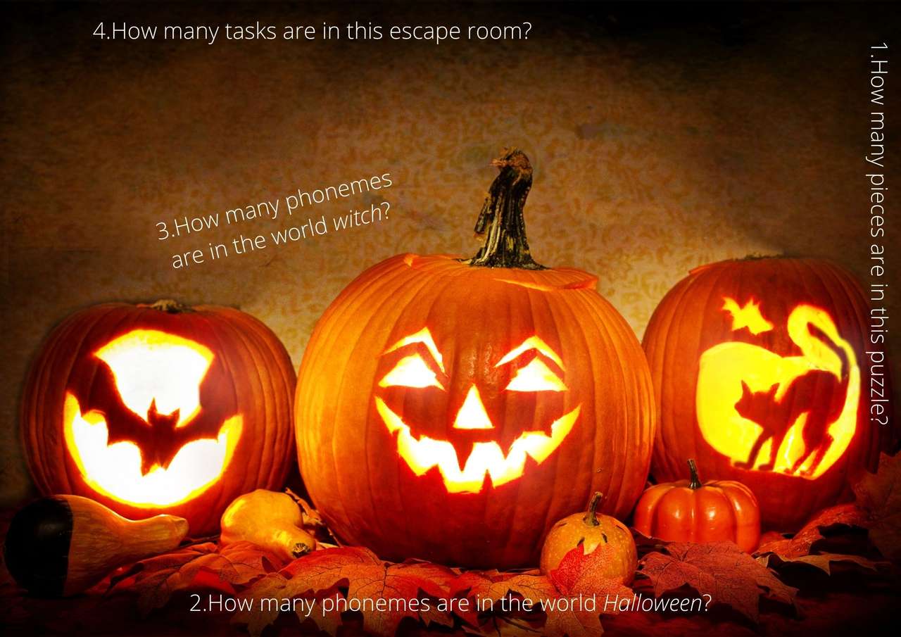 Puzzle della stanza di fuga di Halloween puzzle online