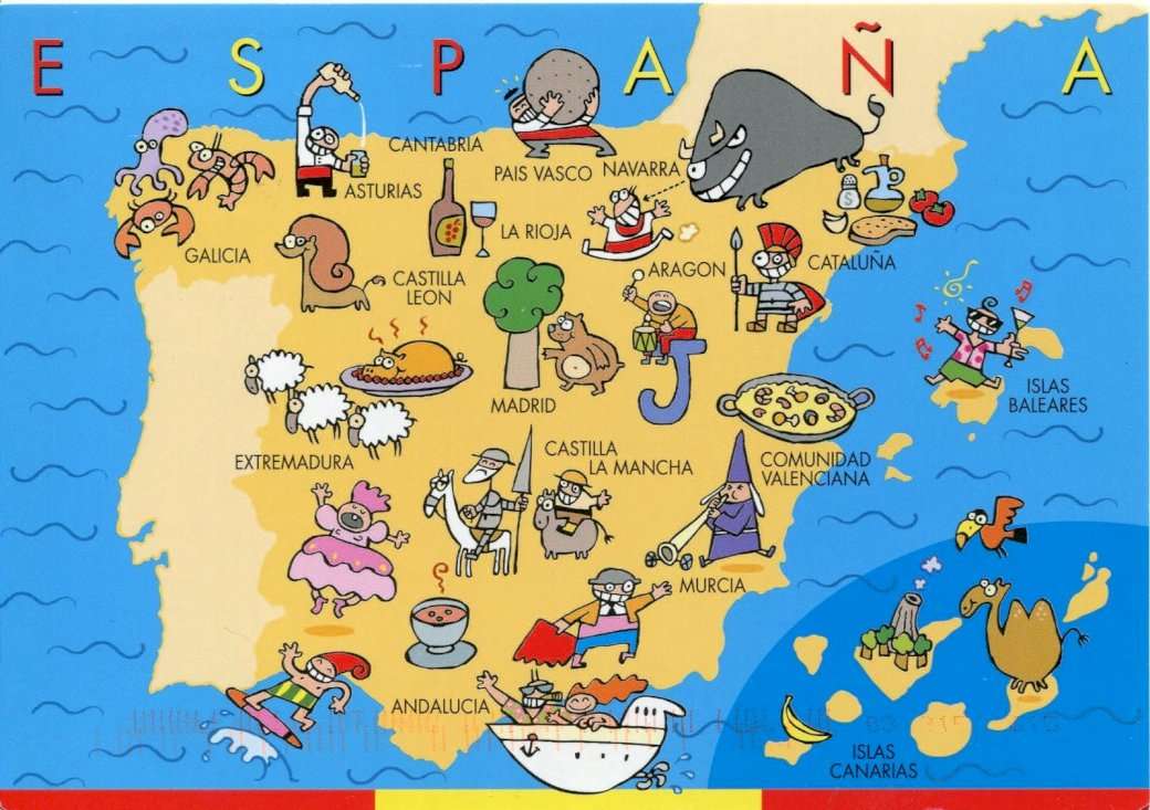 spanyol térkép online puzzle