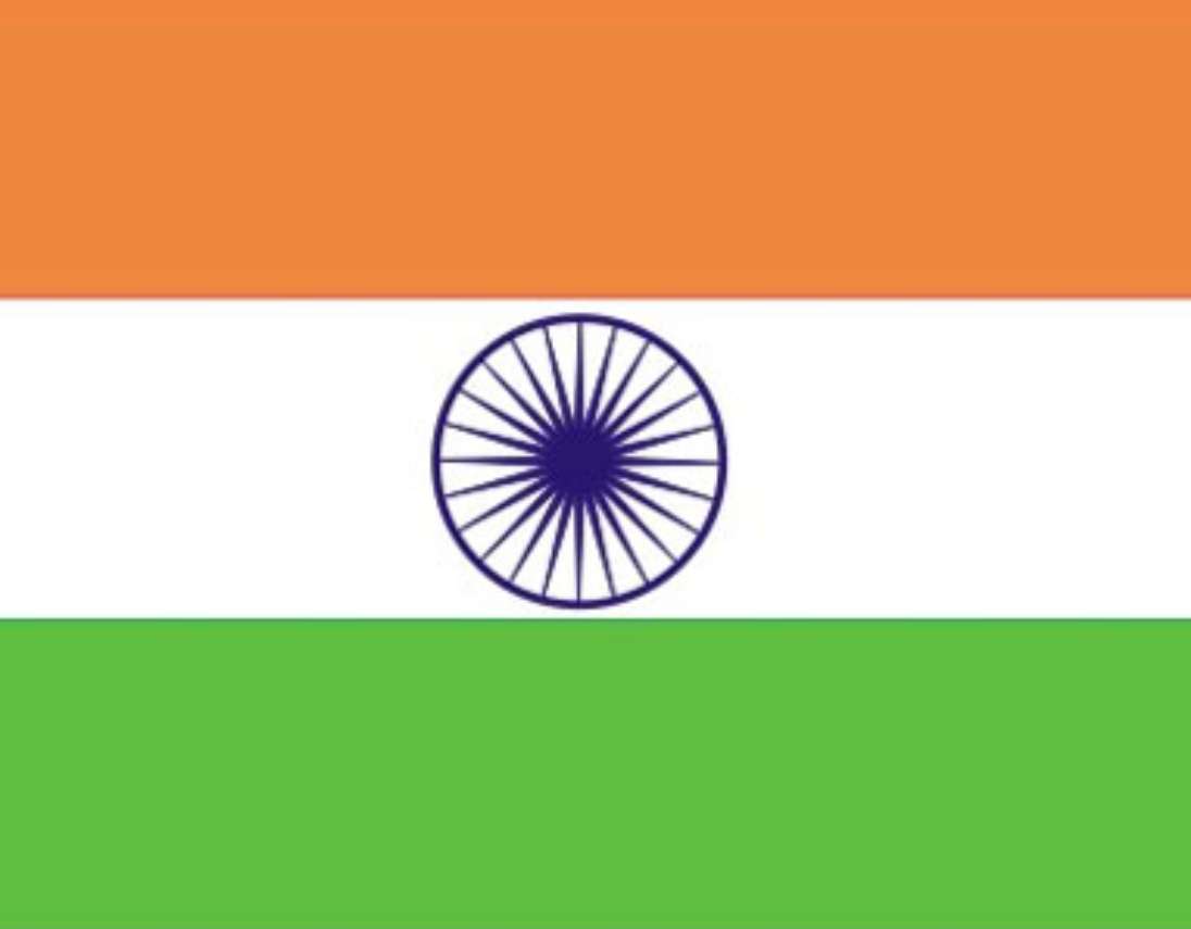 Indiens flagga pussel online från foto