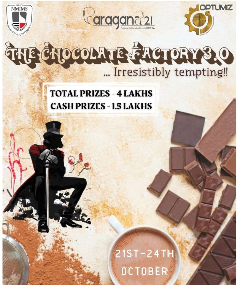 Chocolate factory puzzle online from photo