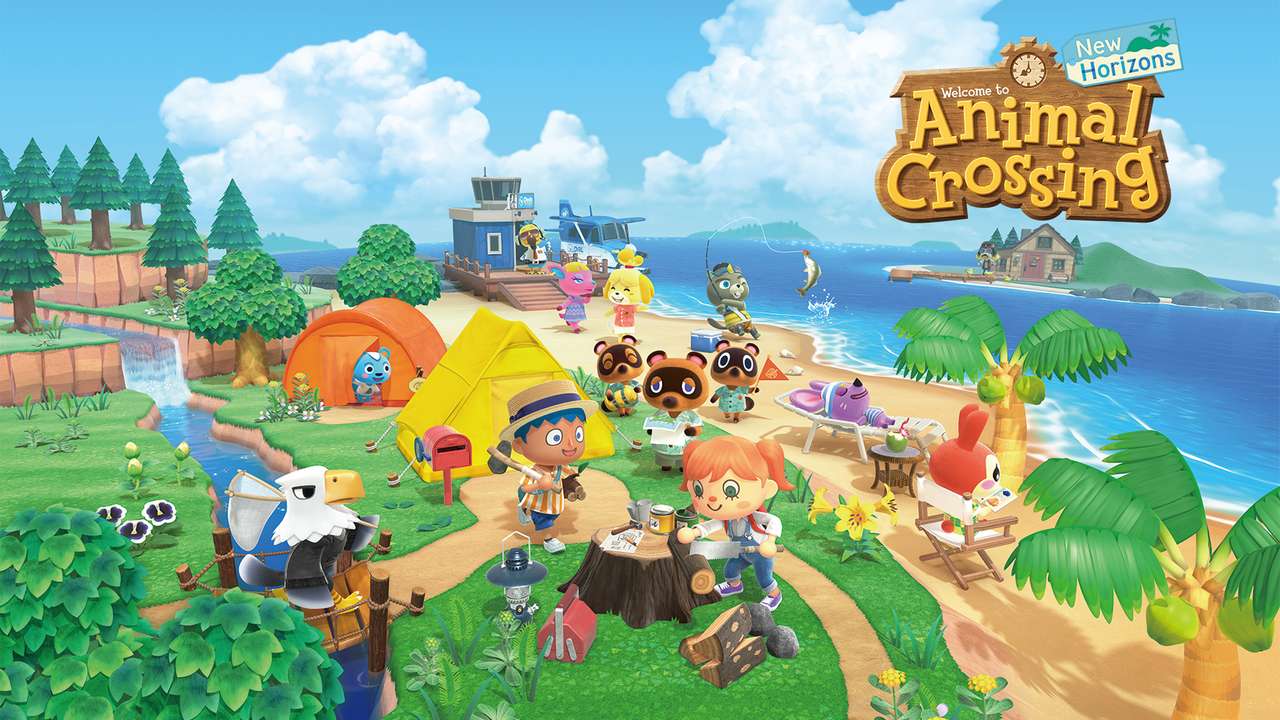 Animal Crossing Háttérkép online puzzle