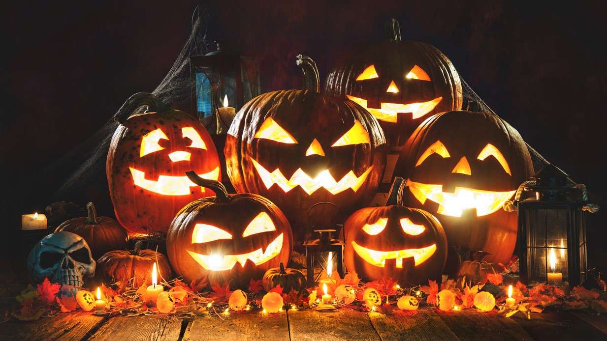 Bérlői átvilágítás Halloween puzzle online fotóról