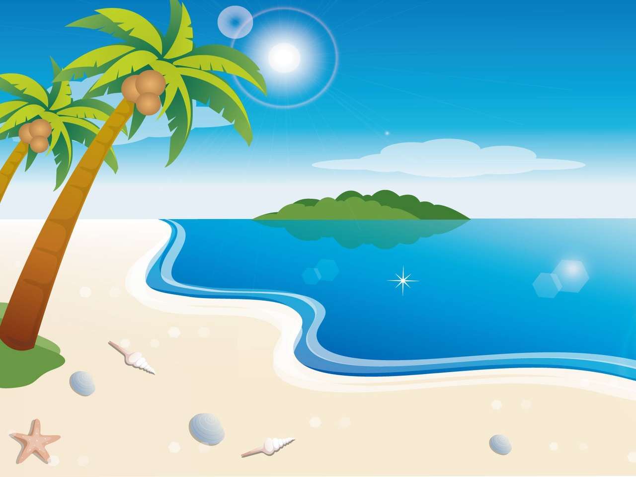 Narwastu munkalap - Beach online puzzle