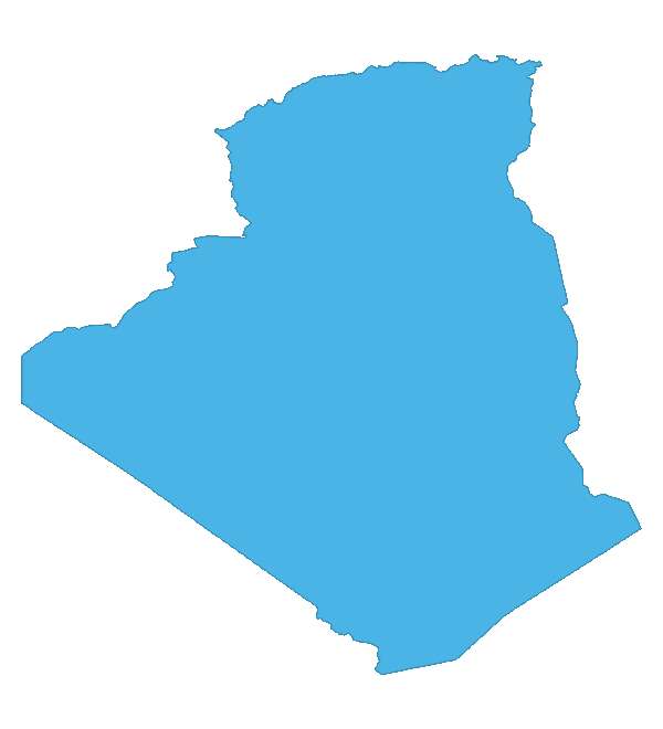 Mapa de Argelia rompecabezas en línea