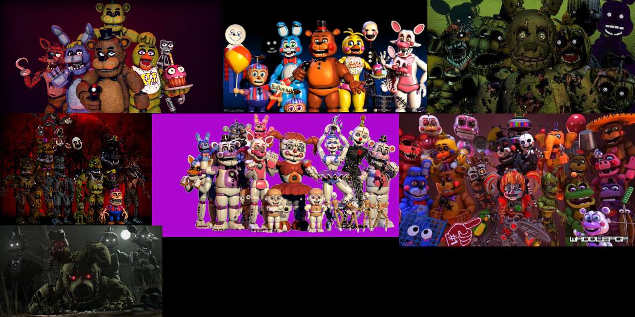 five nights at freddy's puzzle online from photo