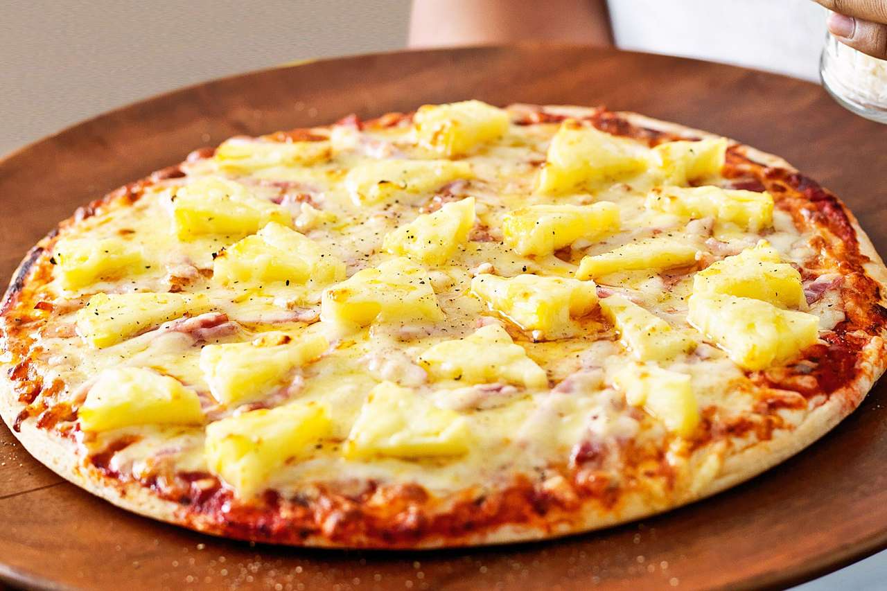 Πίτσα με ανανά online παζλ
