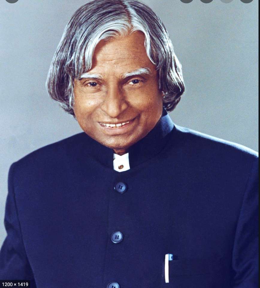 Abdul Kalam puzzle online from photo