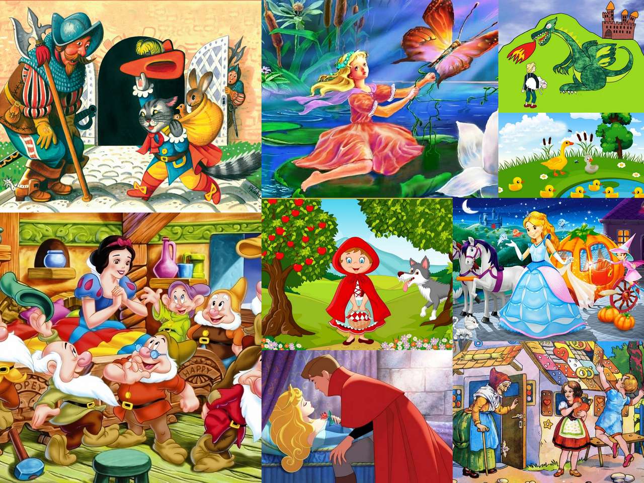 Fairytales for children online puzzle