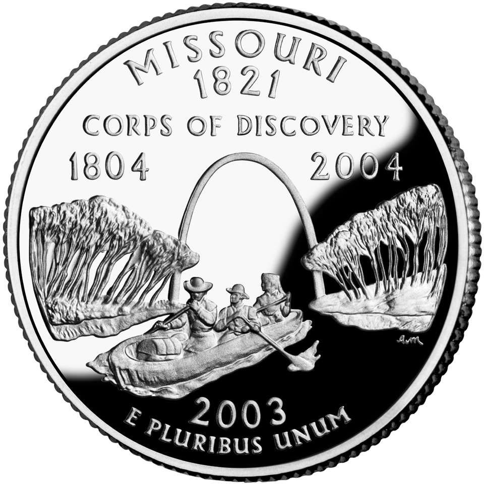 Missouri Quarter puzzle online from photo