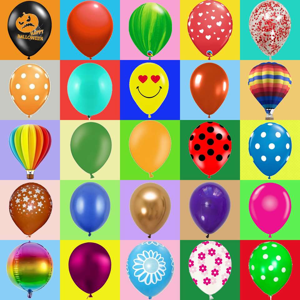 Balloons ... puzzle online from photo