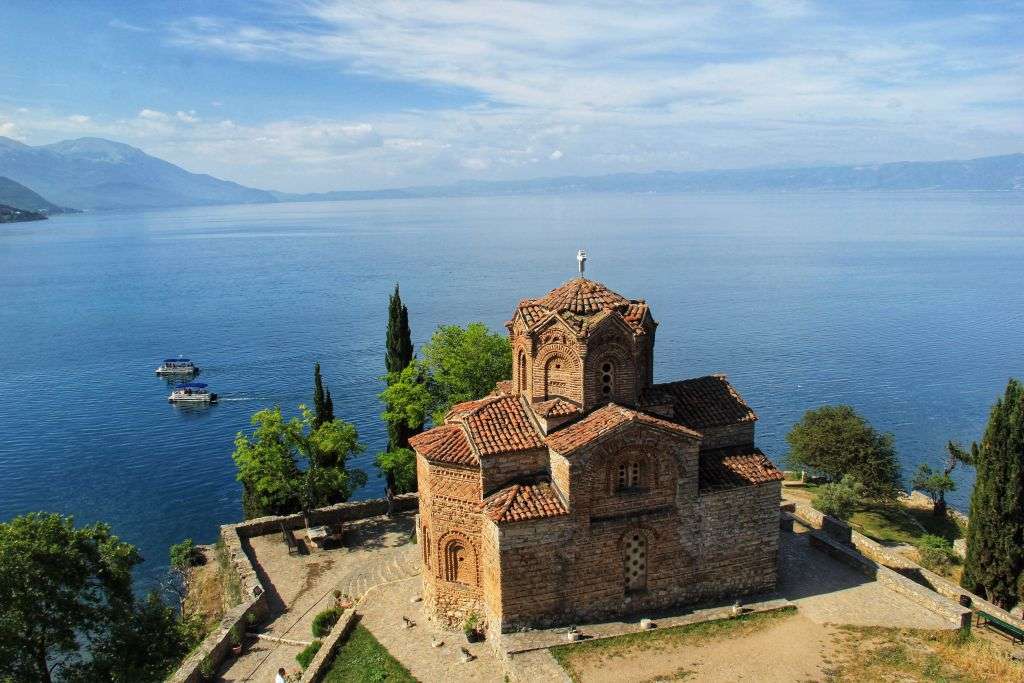 Ohrid vo leto puzzle en ligne à partir d'une photo