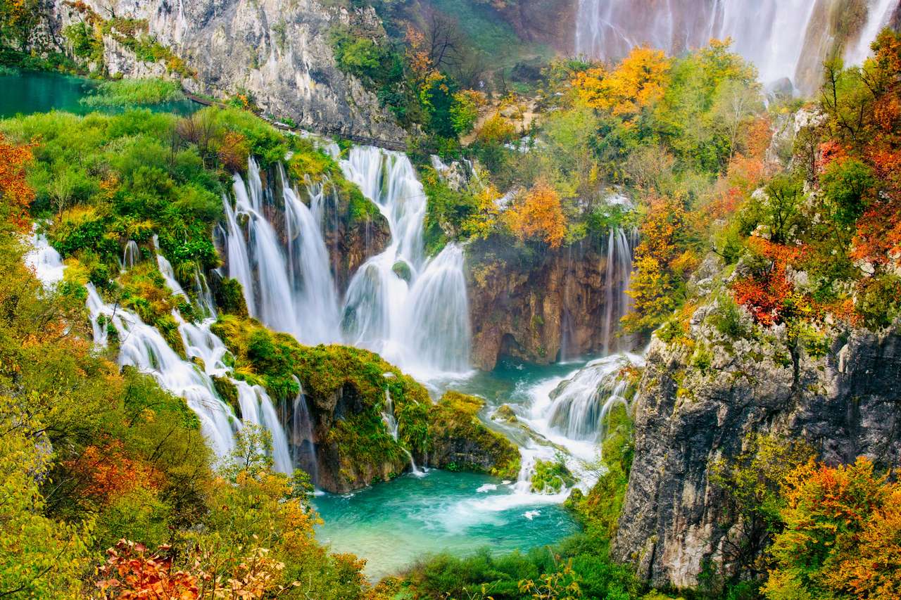 Национален парк Плитвишки, Хърватия онлайн пъзел