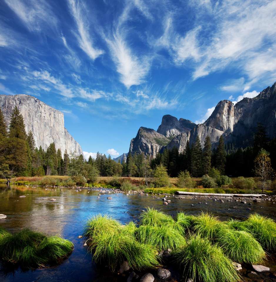 пейзажи на Йосемити онлайн пъзел от снимка