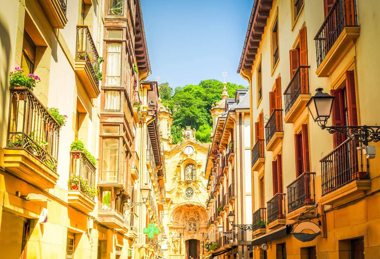 San Sebastian, Pais Vasco, Spanien pussel online från foto