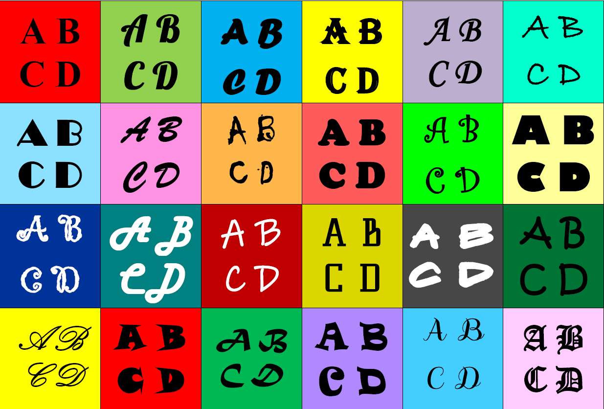 Lettertypen online puzzel