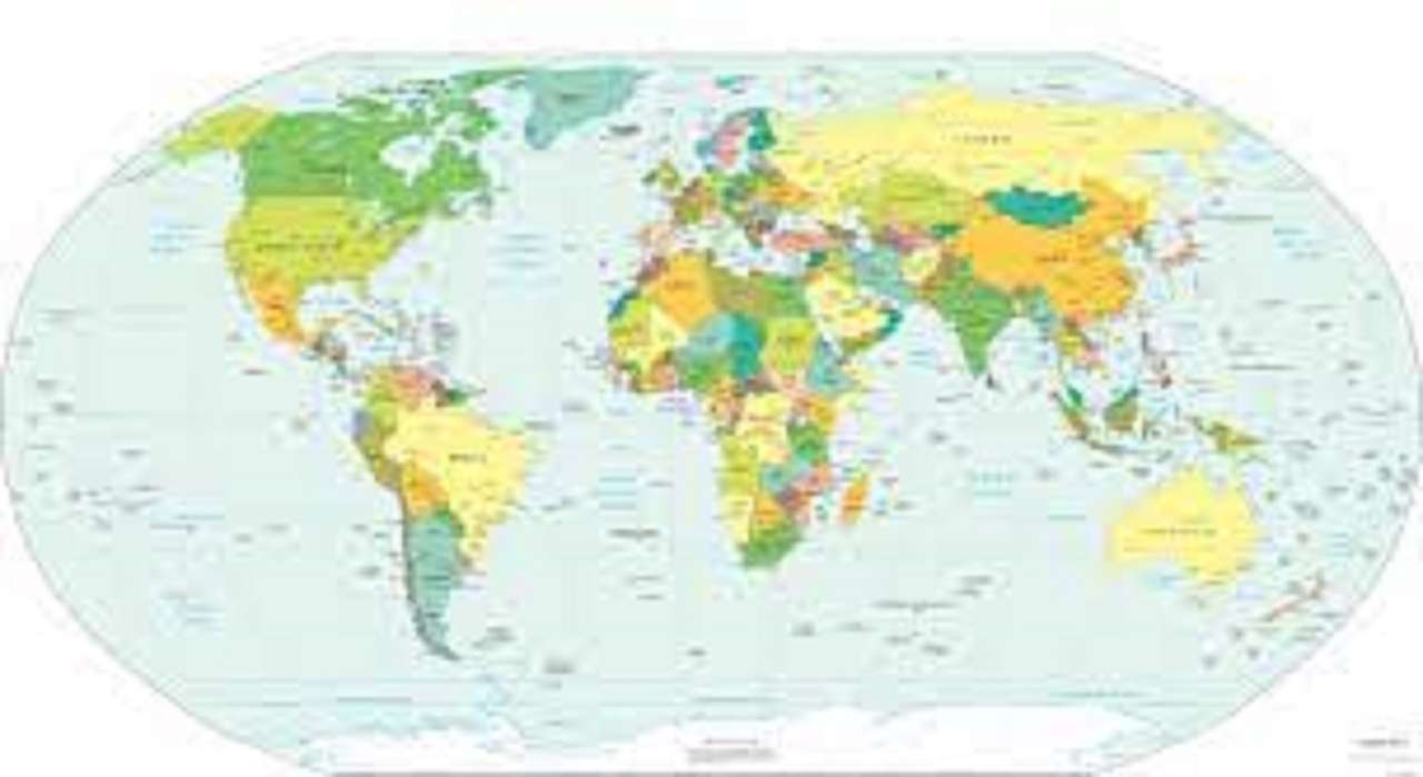 WORLD MAP online puzzle