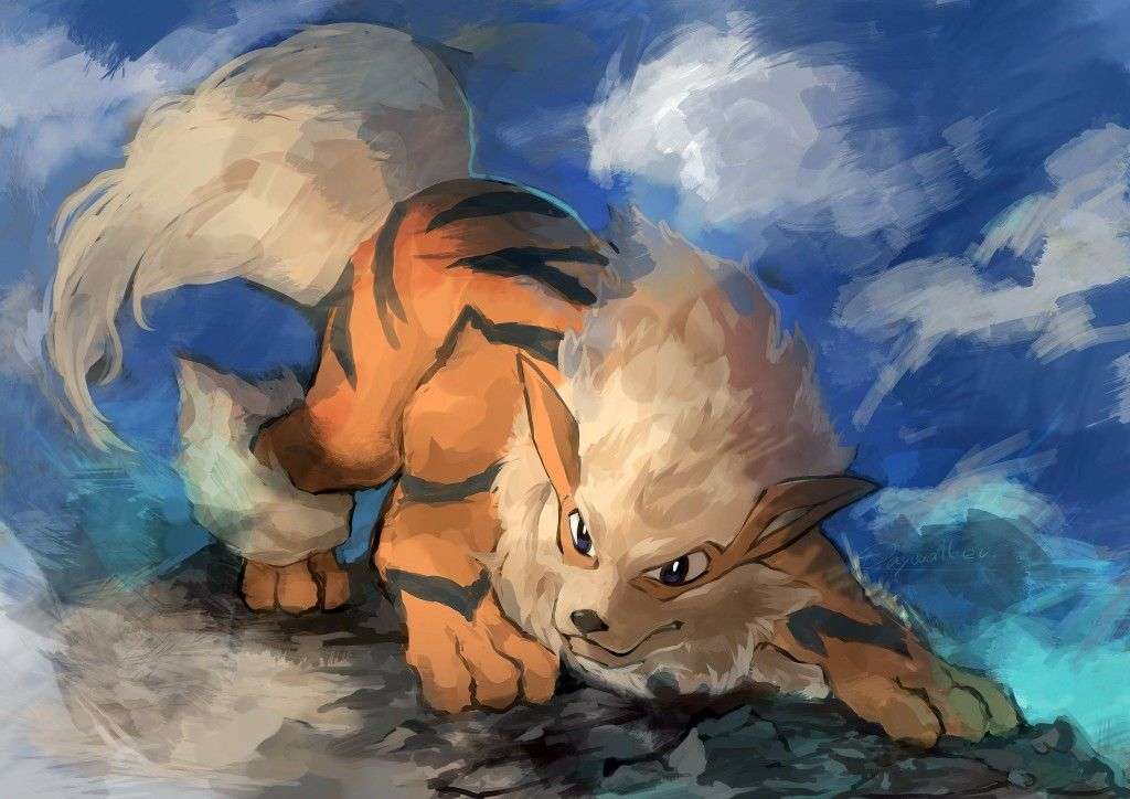Arcanine puzzle online from photo