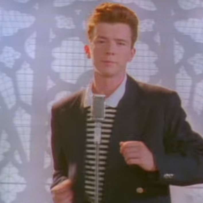 Rick Roll Never Gonna Checklist - Rick Roll - Pin