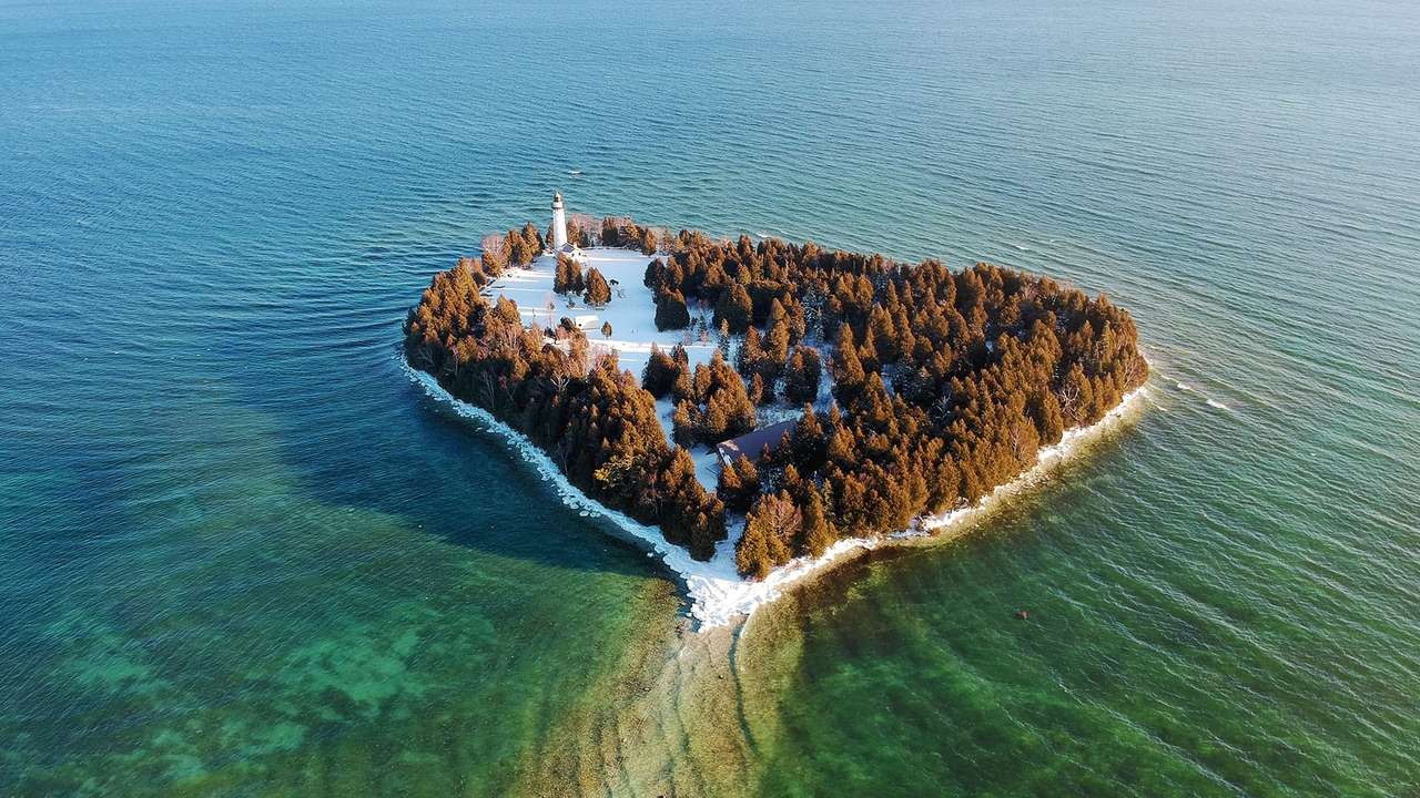 o insulă puzzle online din fotografie