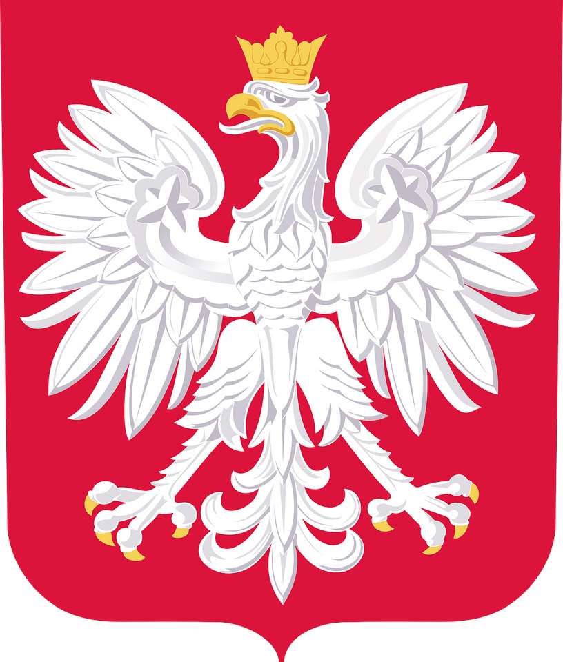 Polish emblem puzzle online from photo