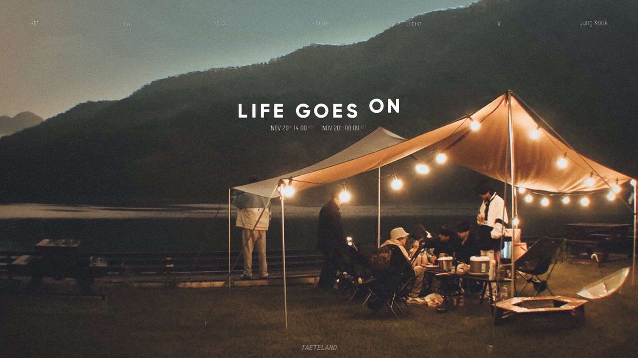Life goes on BTS puzzle online from photo