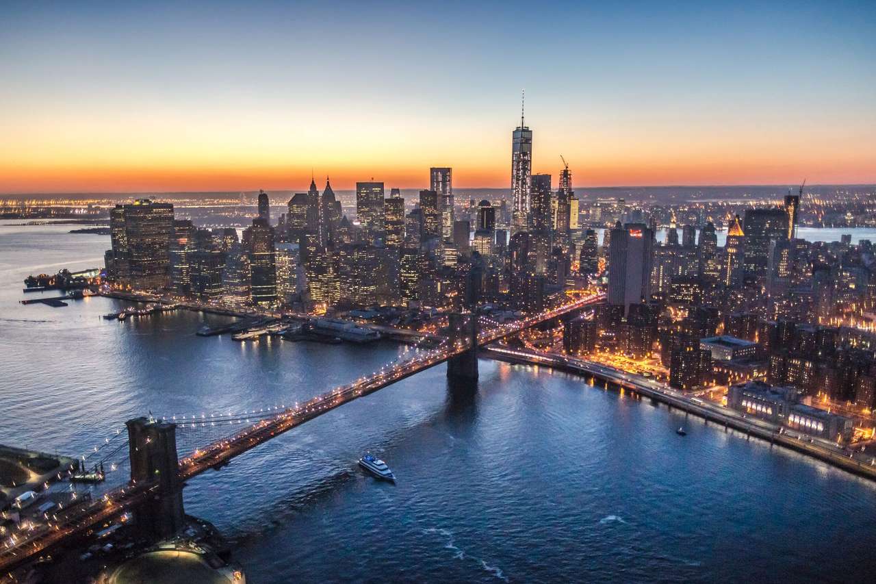 Manhattan pussel online från foto