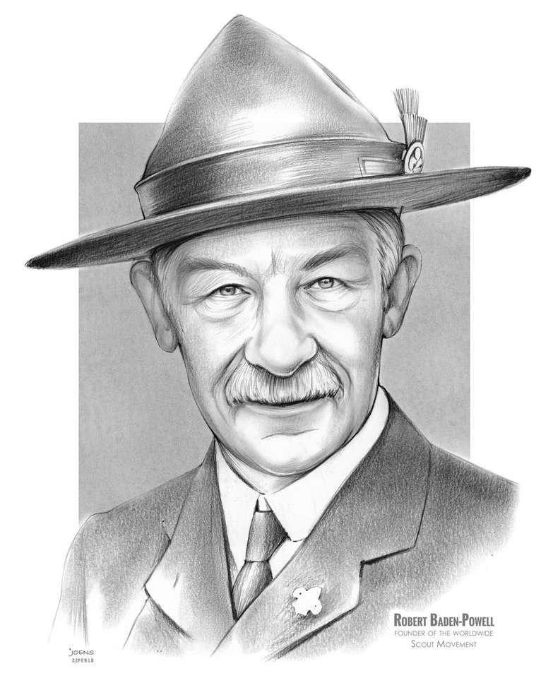 Baden Powell puzzle en ligne à partir d'une photo
