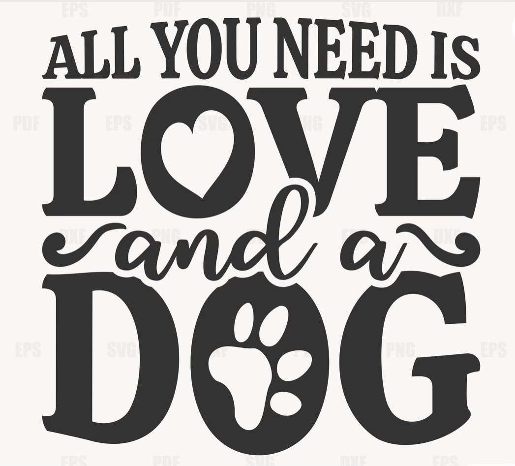 Tot ce ai nevoie este dragoste și un câine puzzle online