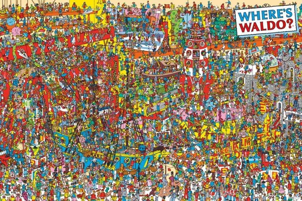Πού είναι ο WALDO;! online παζλ