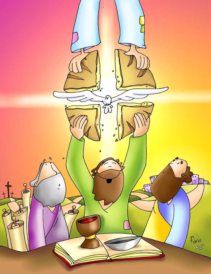 Sacrament of the Eucharist puzzle online from photo
