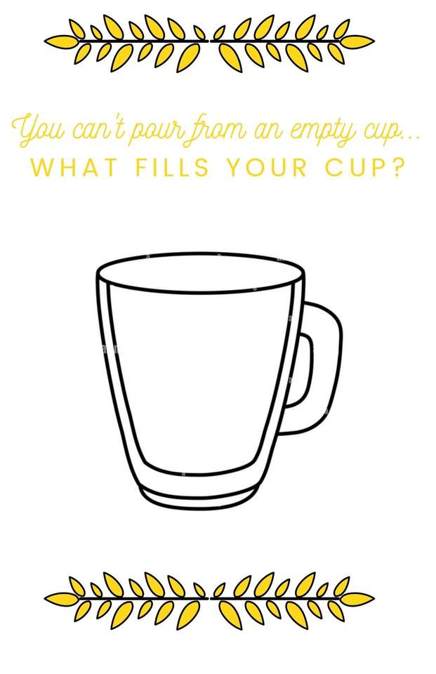 Fill Your Cup puzzle online from photo