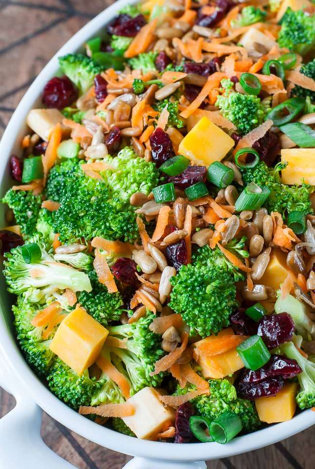 broccoli salad puzzle online from photo