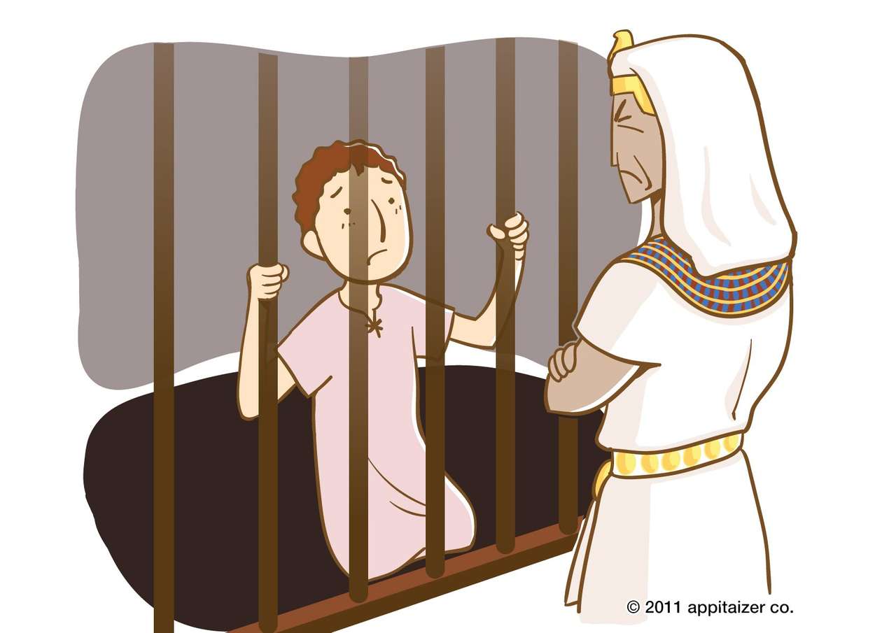 Josef i fängelse pussel online från foto