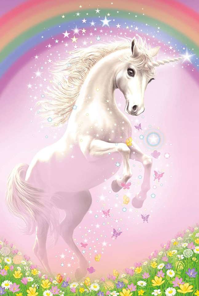 Unicorn puzzle online from photo