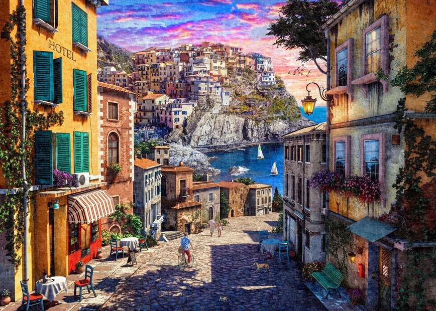 Italiaanse sloppenwijken denk ik online puzzel