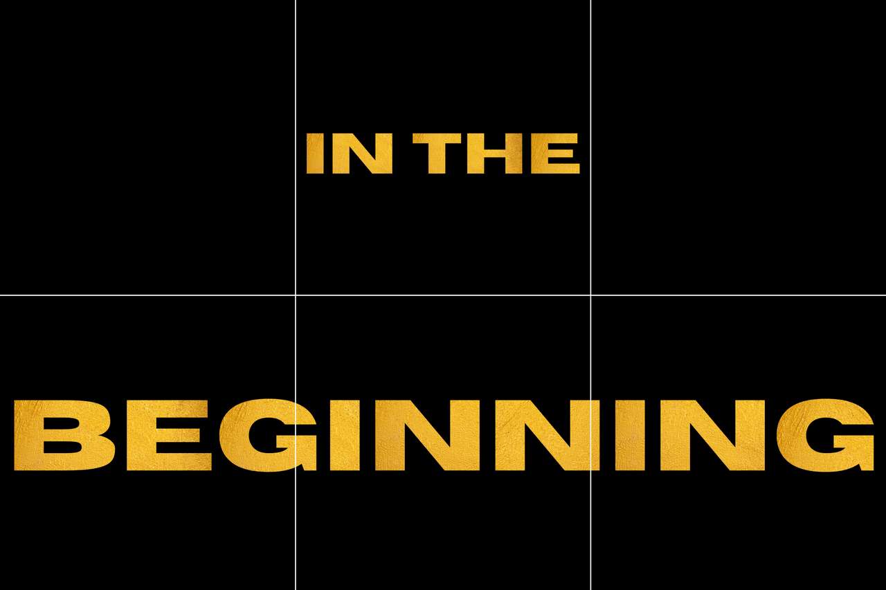 In the beginning online puzzle