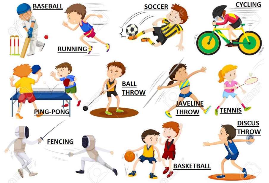 Sports16 pieces puzzle online from photo