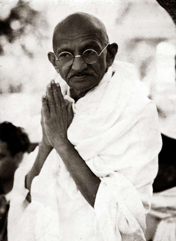 obrázek gándhího puzzle online z fotografie