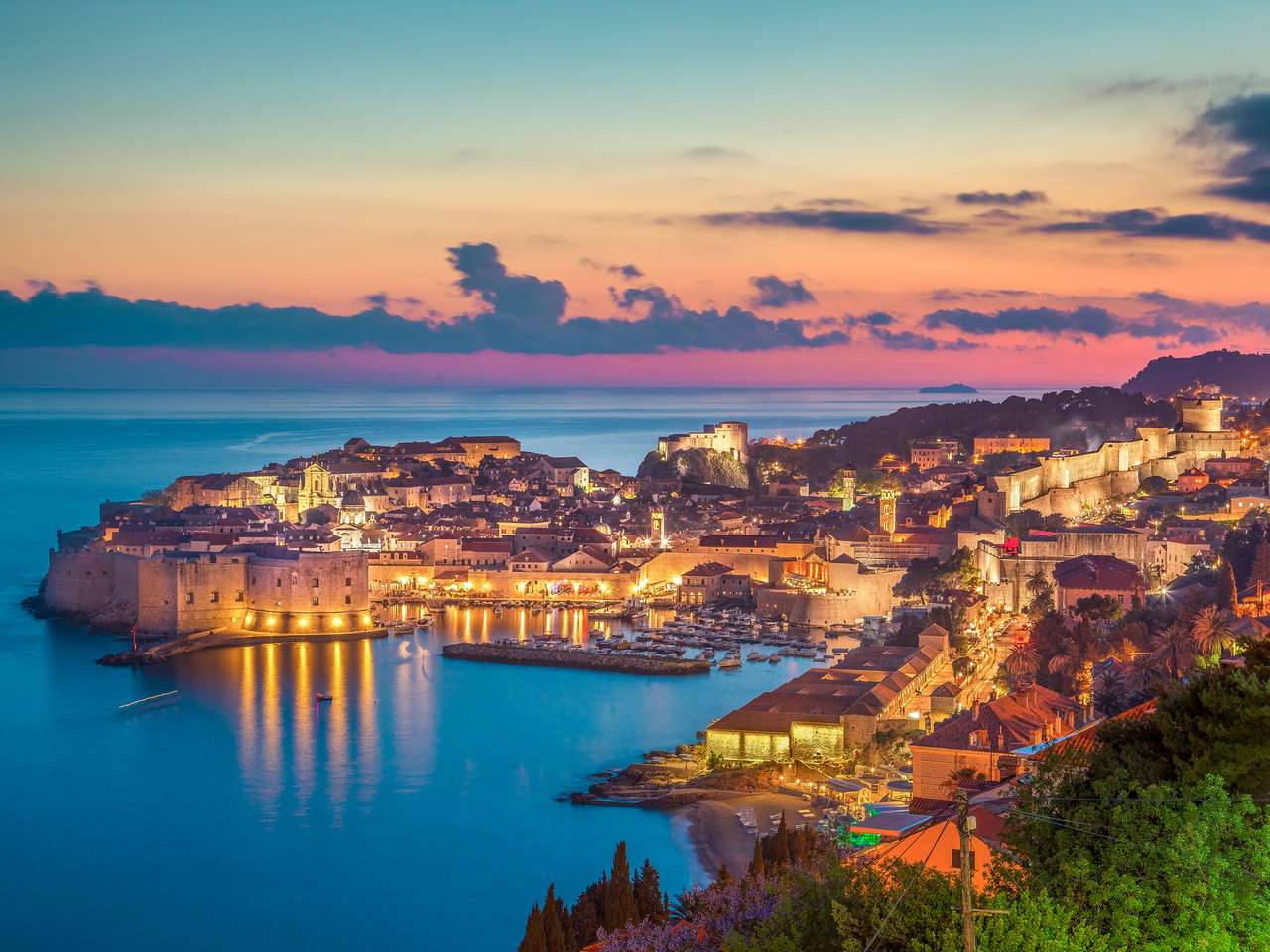 Stadt Dubrovnik Online-Puzzle