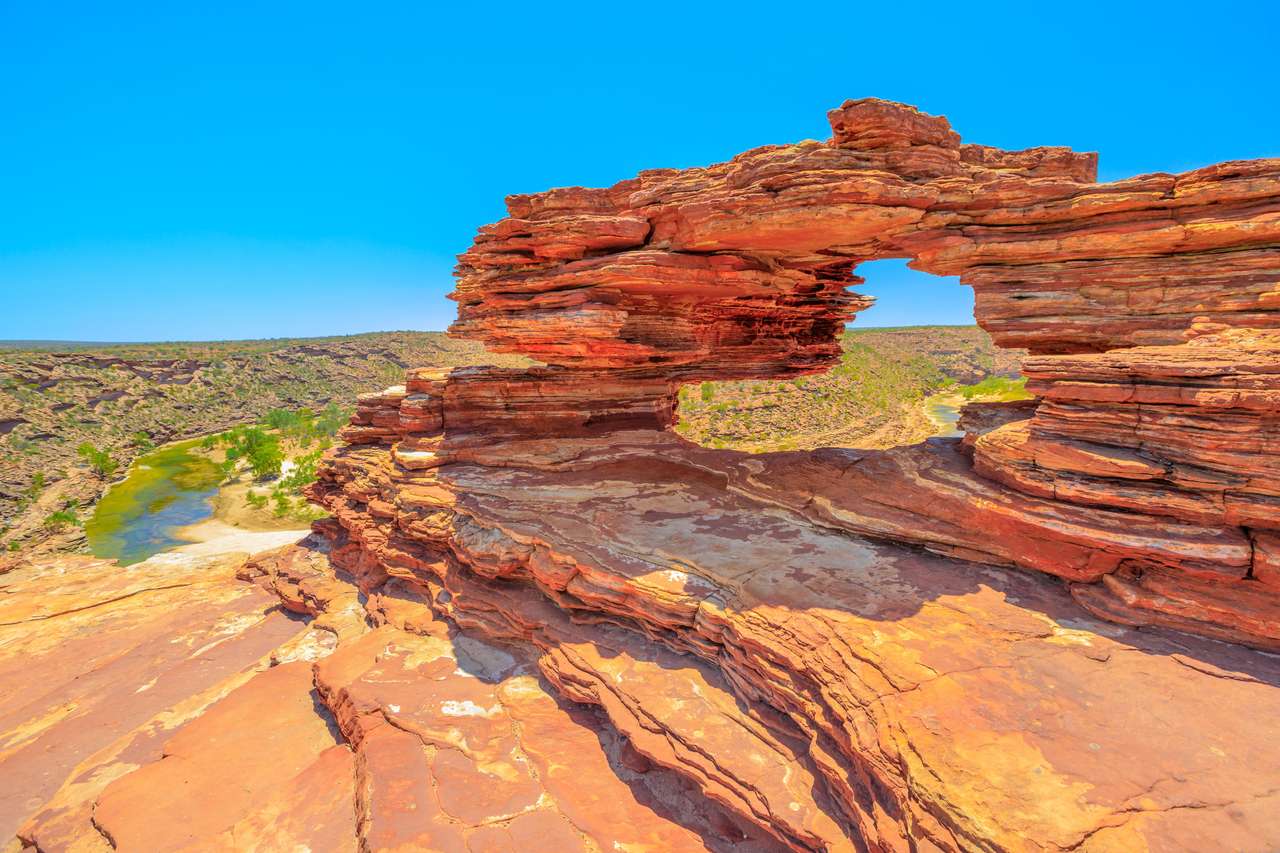 Natures Window, Western Australia puzzle online from photo