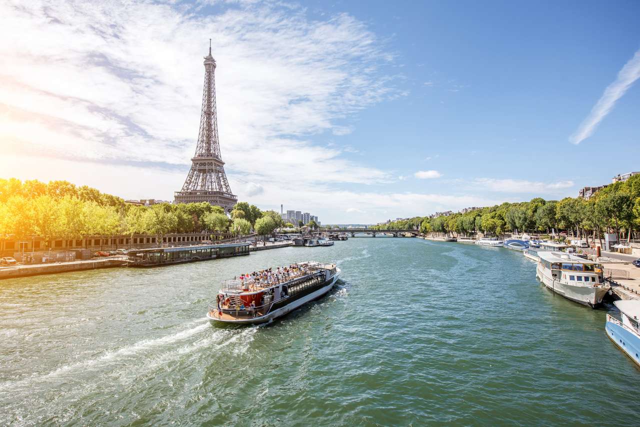 Landskapsvy över Paris pussel online från foto