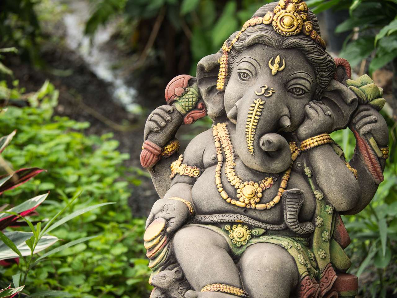 Ganesh Statue Gott der Unsterblichkeit Online-Puzzle