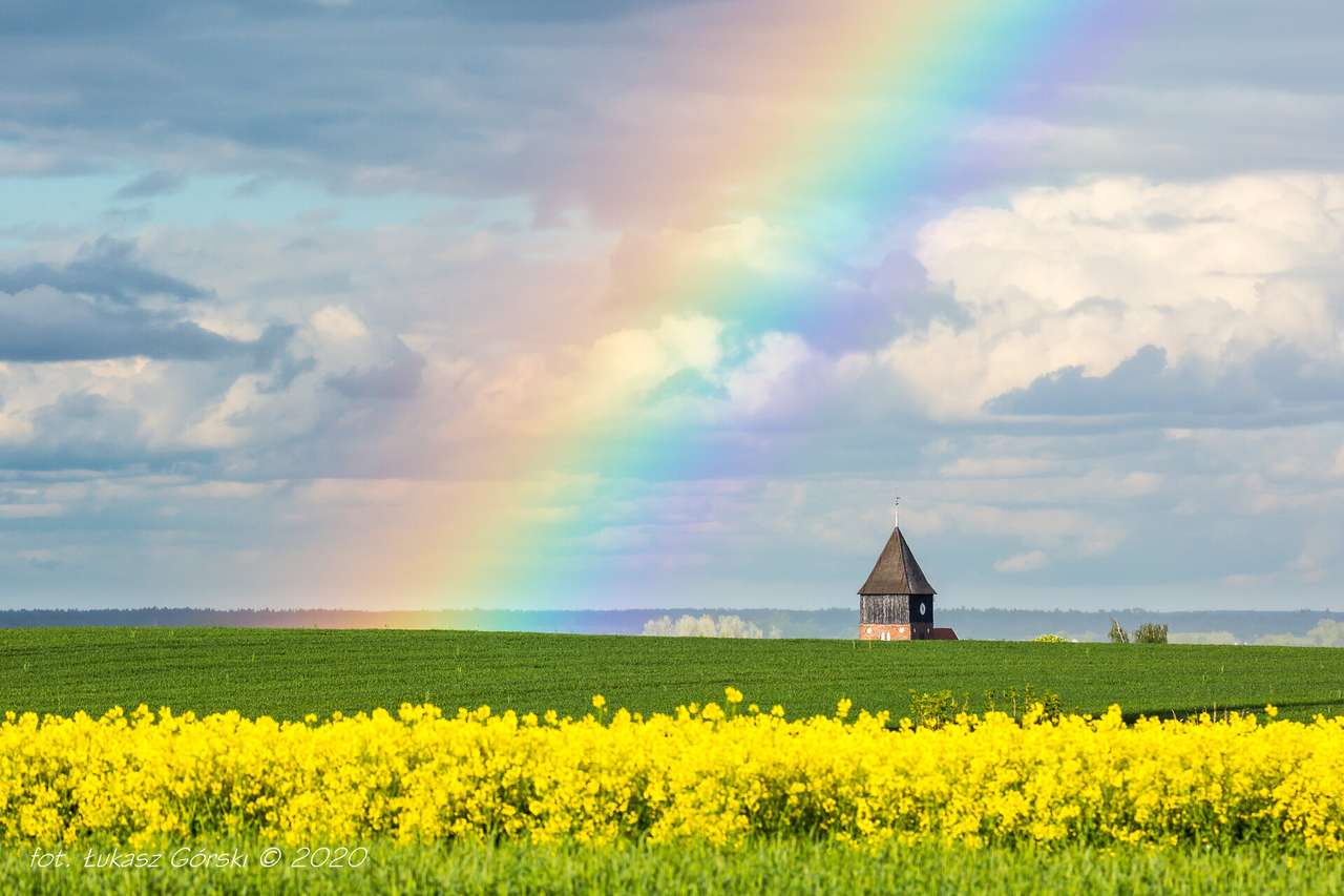 bunter Regenbogen Online-Puzzle vom Foto