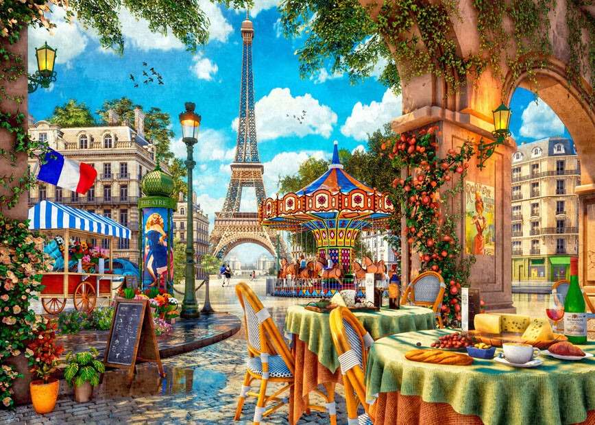 France, Paris puzzle en ligne à partir d'une photo