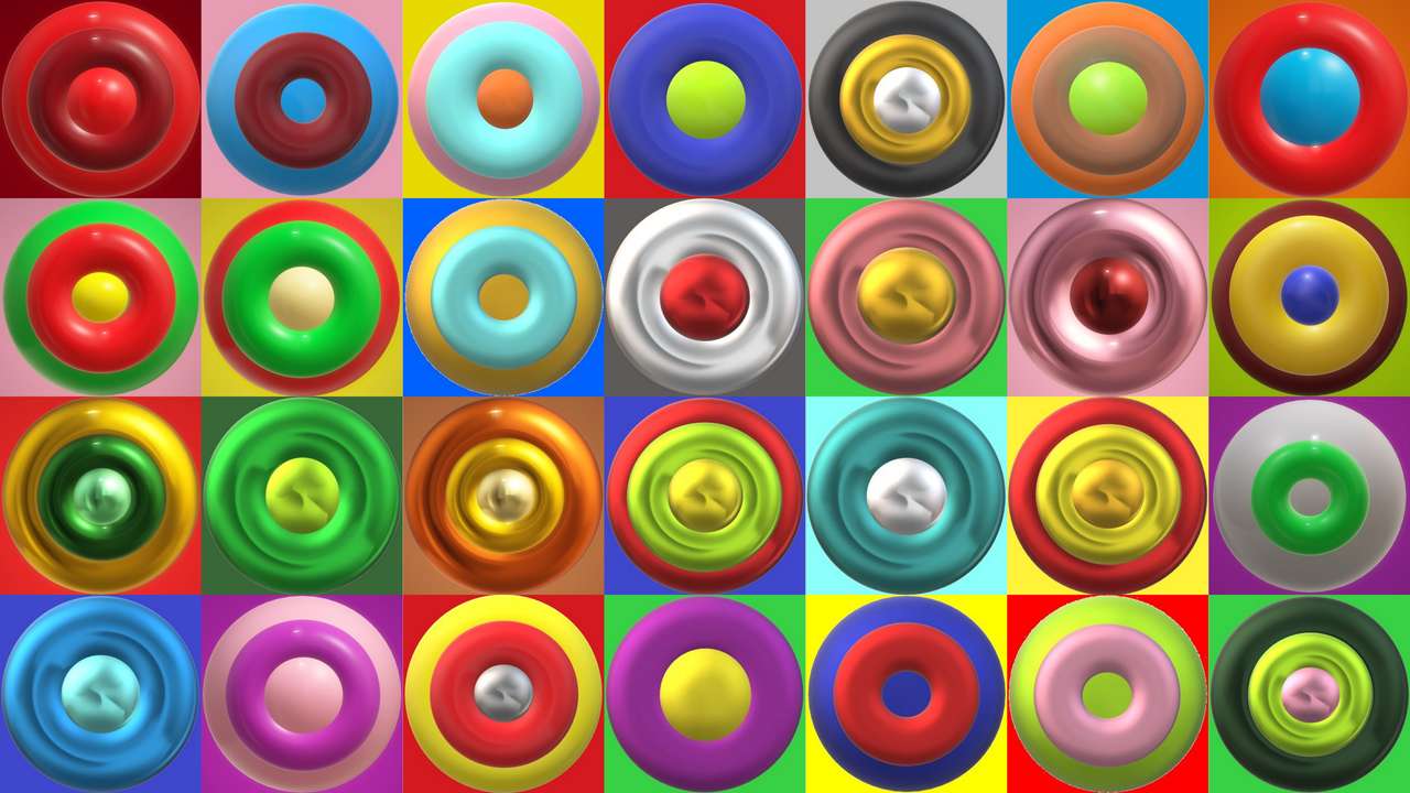 A game of colors puzzle online from photo